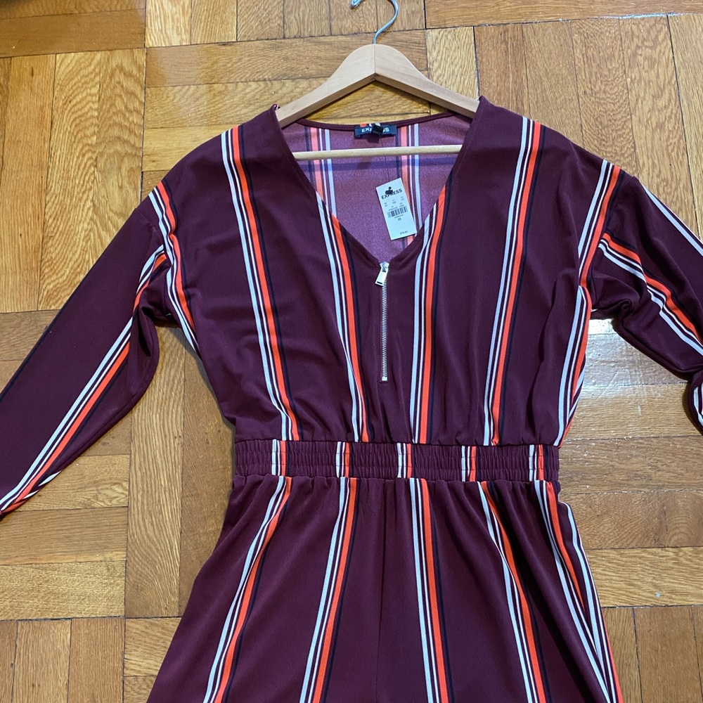Express Striped Jumpsuit